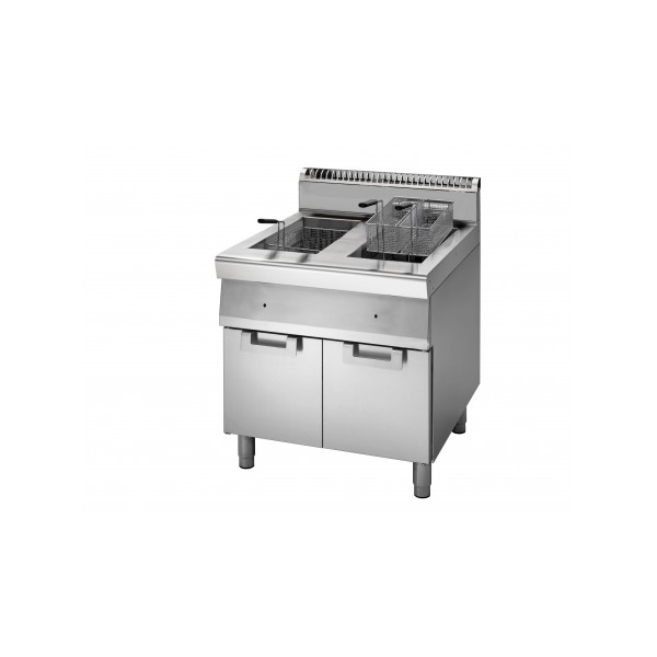 FRIGGITRICE A GAS 2 VASCHE 16+16 LT