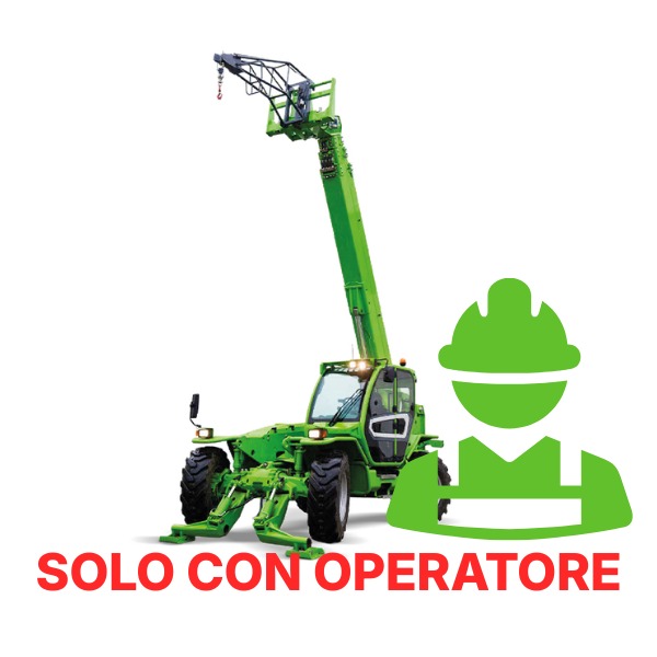 MERLO 1740 ALTEZZA 17m PORTATA 40 Q (SOLO CON OPERATORE) 120/ORA